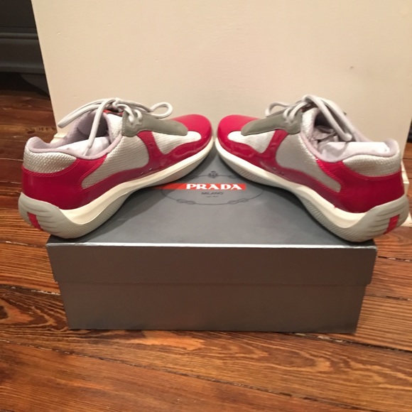 Prada sneakers size 39 EU Cherry - Picture 2 of 6